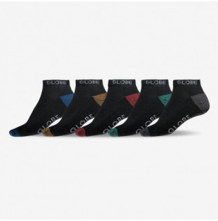 Calcetines Globe: Ingles Ankle Sock 5 Pack (Assorted)