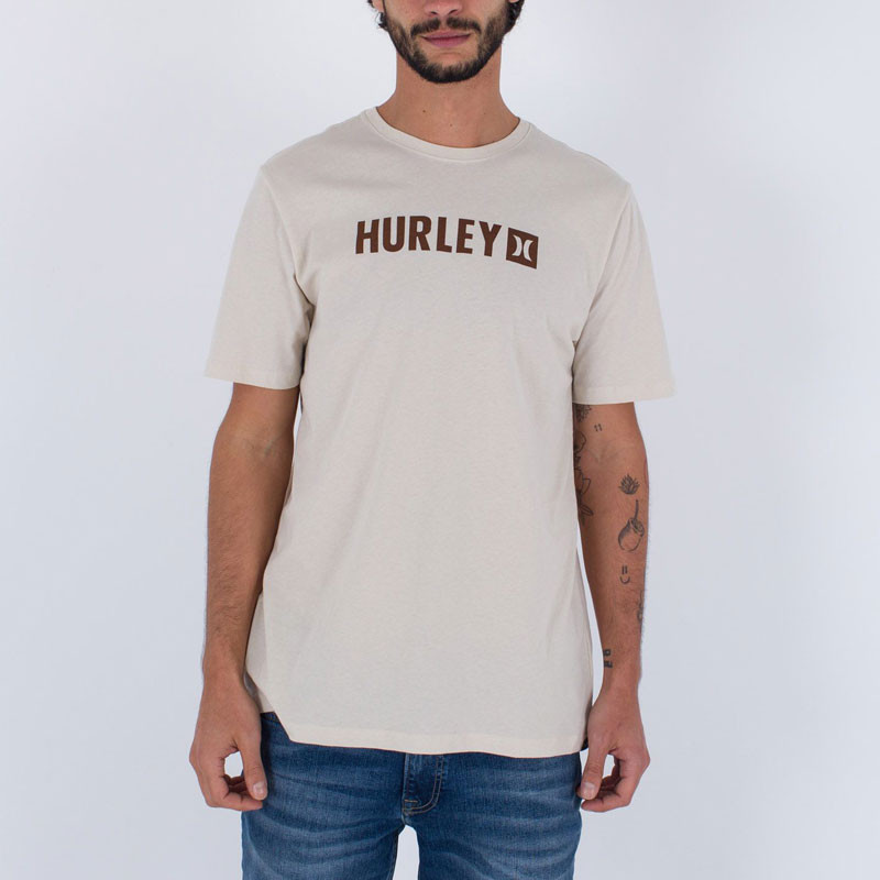Camiseta Hurley: Evd The Box SS (Bone)