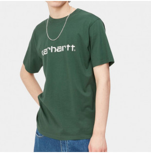 Camiseta Carhartt WIP: SS Script T-Shirt (Treehouse White) Carhartt WIP - 1