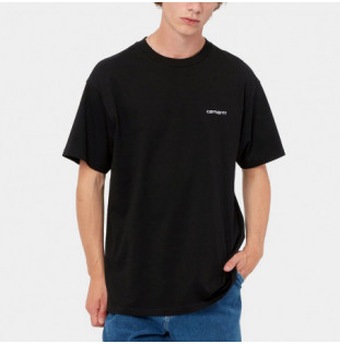 Camiseta Carhartt WIP: SS Script Embroidery T-Shirt (Black White) Carhartt WIP - 1