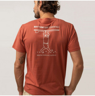 Camiseta Rhythm: Wanderer SS T-Shirt (Rust)