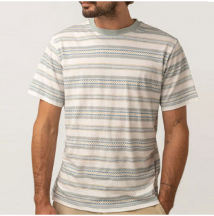 Camiseta Rhythm: Cairo Stripe Vintage SS T-Shirt (Natural)
