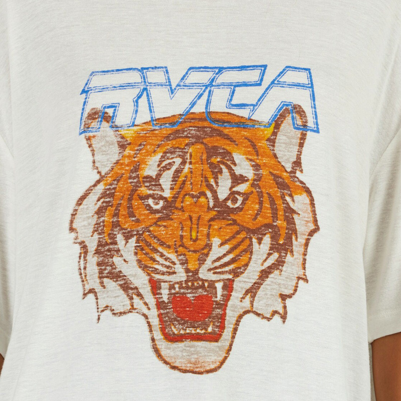 Camiseta RVCA: Jungle Cat (Salt)