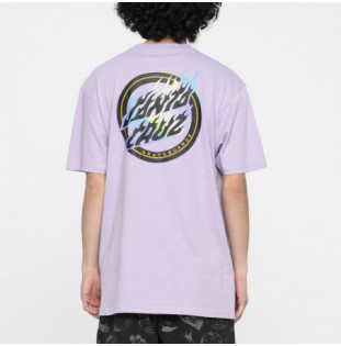 Camiseta Santa Cruz: Holo Flamed Dot (Digital Lavender)