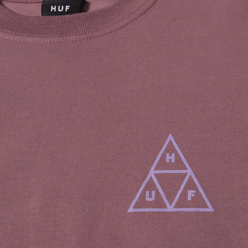 Camiseta HUF: Huf Set TT LS Tee (Mauve)