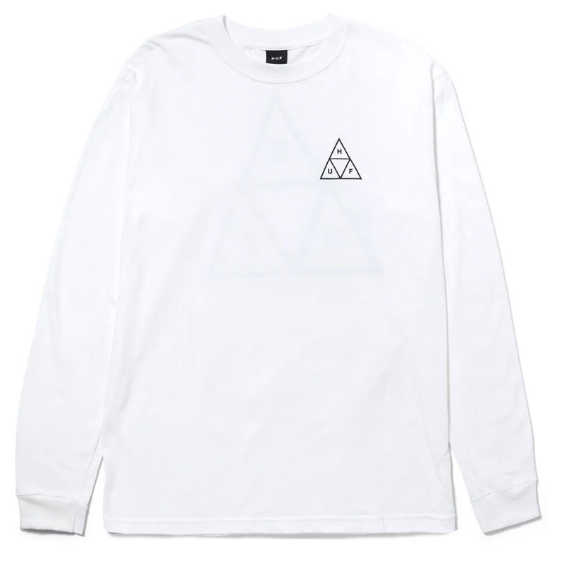 Camiseta HUF: Huf Set TT LS Tee (White)