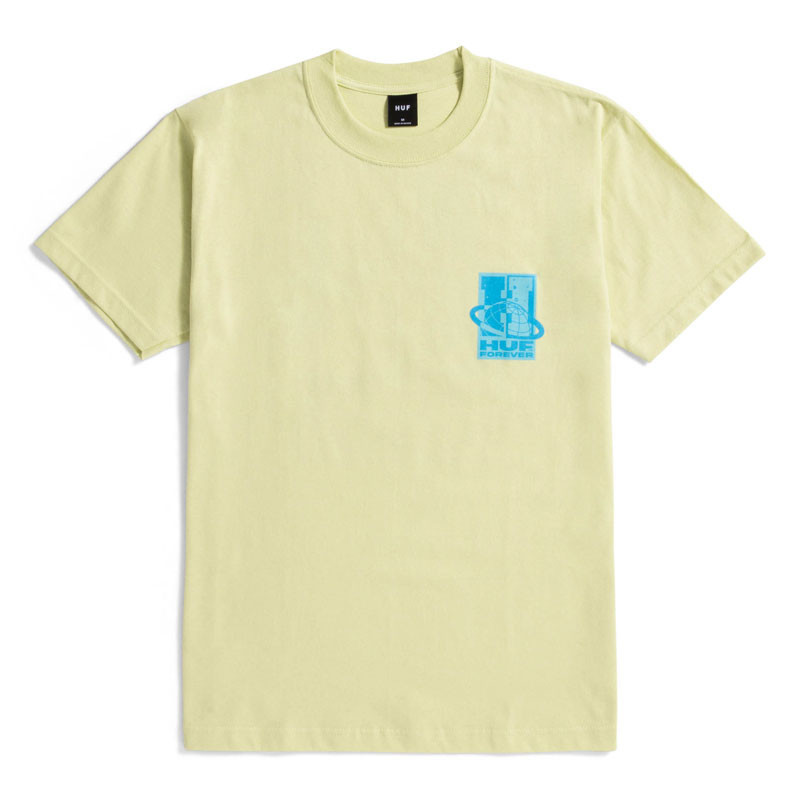 Camiseta HUF: Galaxywide SS Tee (Lime)