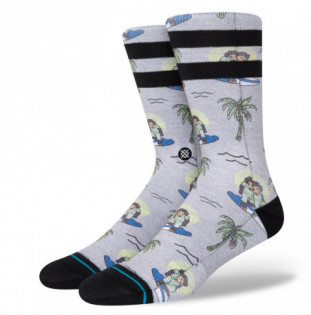 Calcetines Stance: Surfing Monkey (Grey)