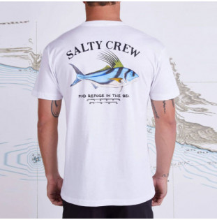 Camiseta Salty Crew: Rooster Premium SS Tee (White)