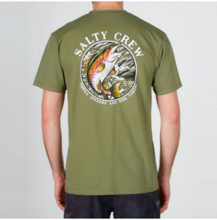 Camiseta Salty Crew: Rainbow Premium SS Tee (Sage)