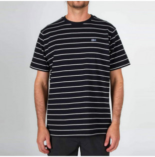 Camiseta Salty Crew: Ahoy SS Knit (Black)