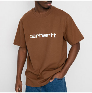 Camiseta Carhartt WIP: SS Script T-Shirt (Tamarind White)