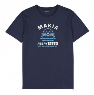 Camiseta Makia: Airisto T-Shirt (Dark Blue)