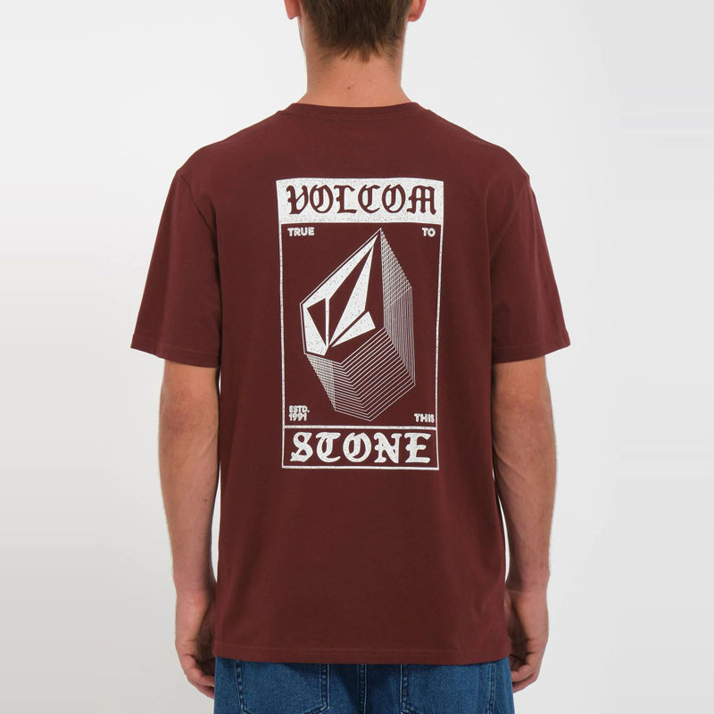 Camiseta Volcom: Globstok Bsc SSt (Bitter Chocolate)