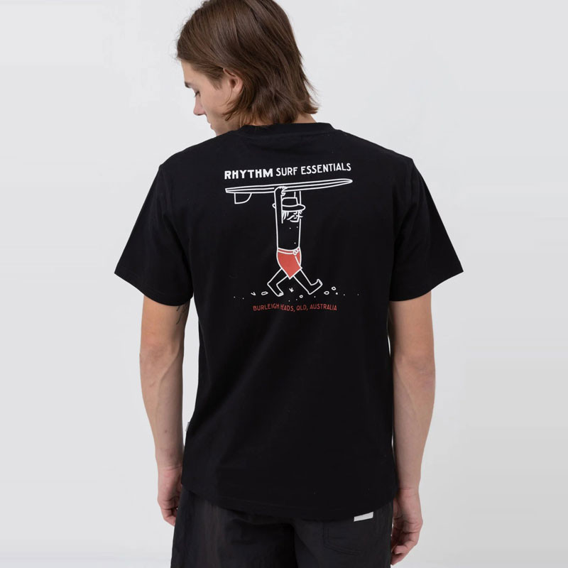 Camiseta Rhythm: Wanderer SS T-Shirt (Black)