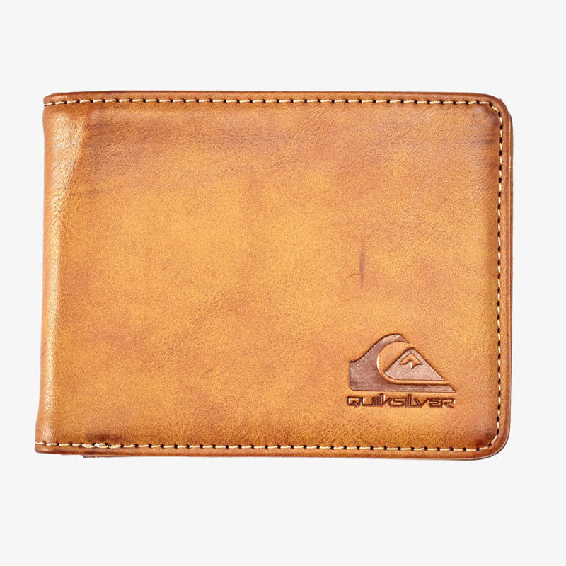 Cartera Quiksilver: Slim Rays (Chocolate Brown Solid)