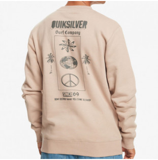 Sudadera Quiksilver: Surf Earth (Goat Solid)