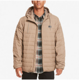 Chaqueta Quiksilver: Scaly Hood (Fossil Solid)