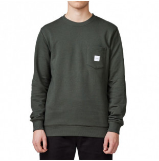 Sudadera Makia: Square Pocket Sweatshirt (Dark Green)