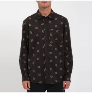 Camisa Volcom: Casbah Woven LS (Stealth)