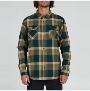 Camisa Salty Crew: Dawn Patrol Flannel (Spruce)