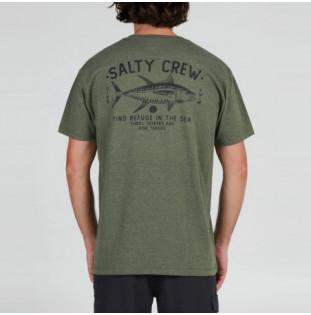 Camiseta Salty Crew: Market Standard SS Tee (Forest Heather)