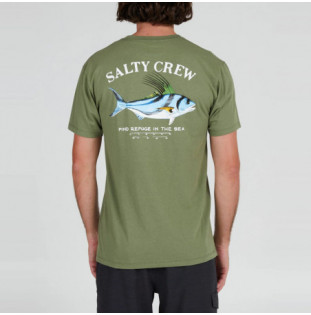 Camiseta Salty Crew: Rooster Premium SS Tee (Sage green)
