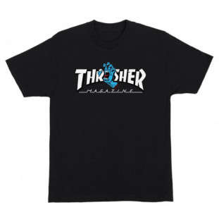 Camiseta Santa Cruz: Thrasher Screaming Logo SS Reg Tee (Black)
