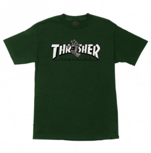 Camiseta Santa Cruz: Thrasher Screaming Logo SS Reg Tee (F Grn)