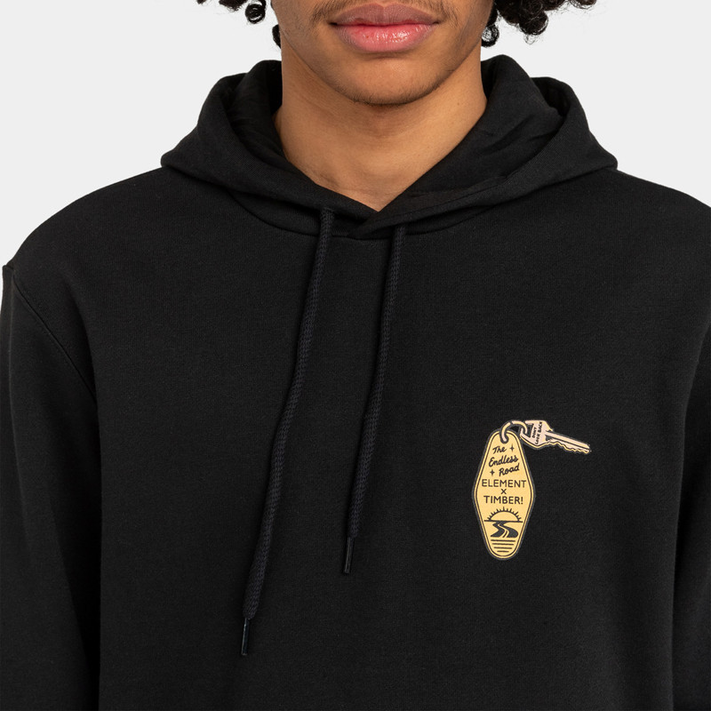 Sudadera Element: Timber Motel (Faded Black)