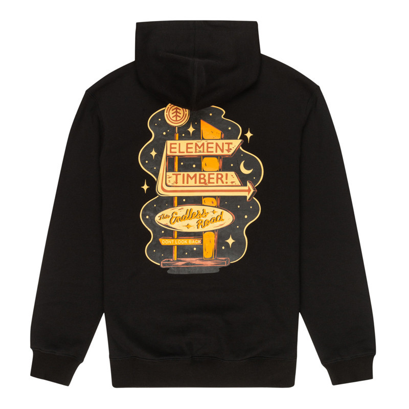 Sudadera Element: Timber Motel (Faded Black)