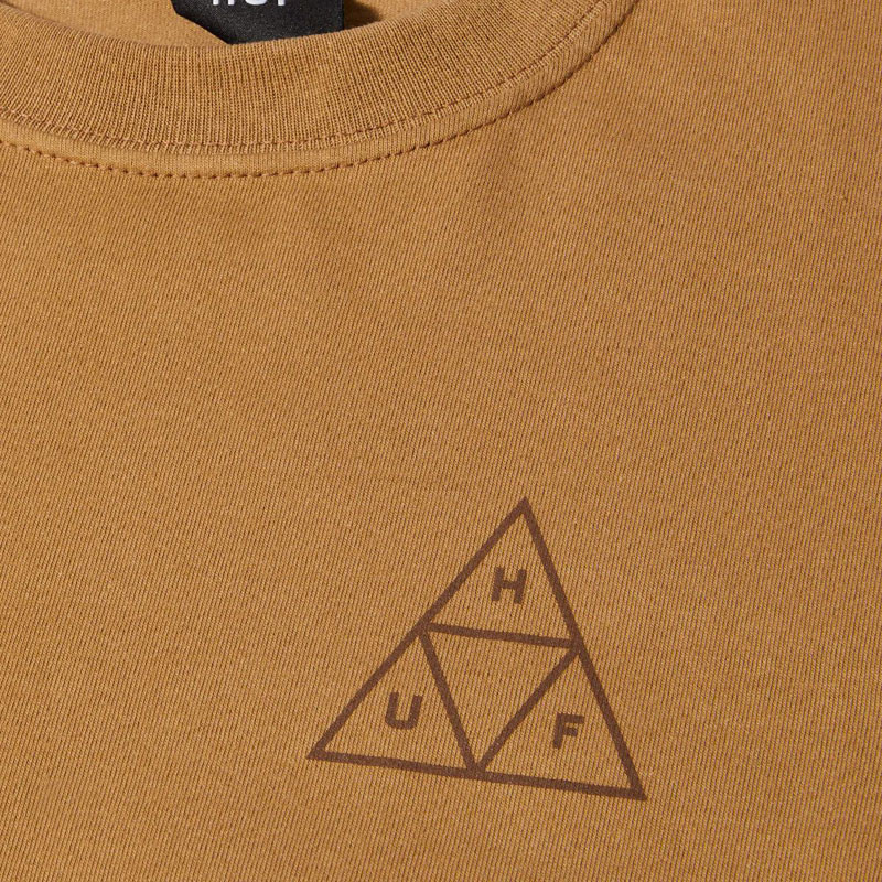 Camiseta HUF: Huf Set TT LS Tee (Camel)
