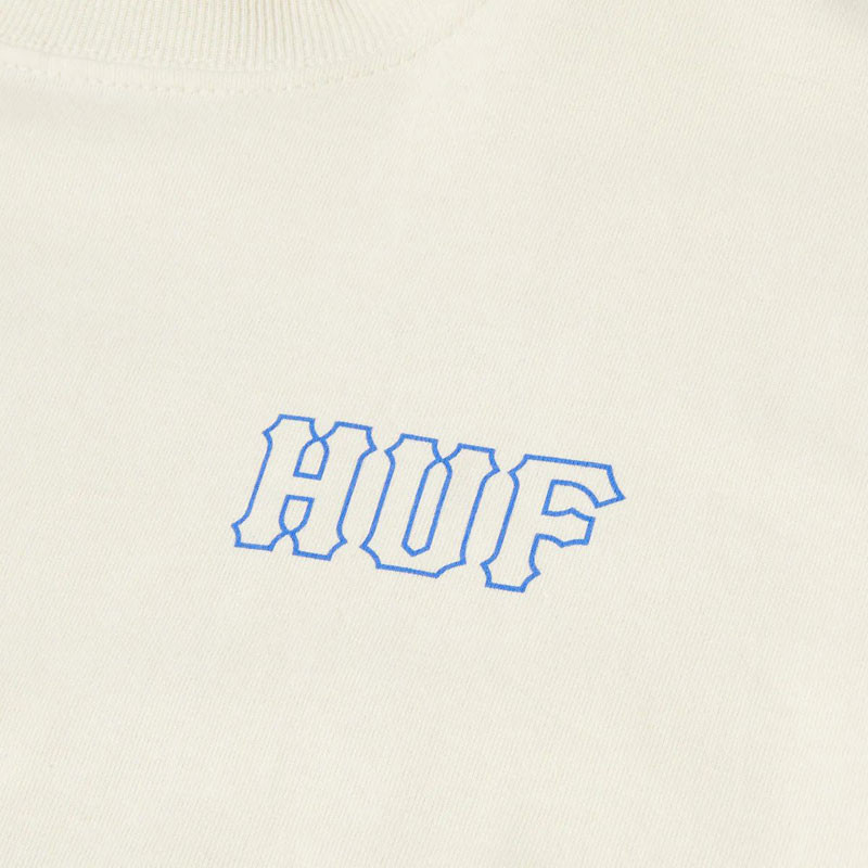 Camiseta HUF: Huf Set H SS Tee (Bone)