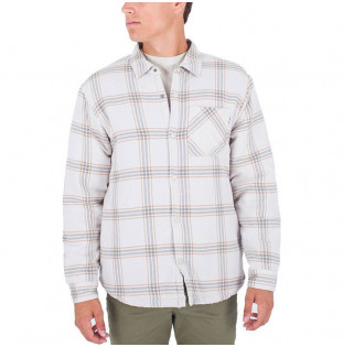 Chaqueta Hurley: Portland Sherpa Lined Flannel (Bone)
