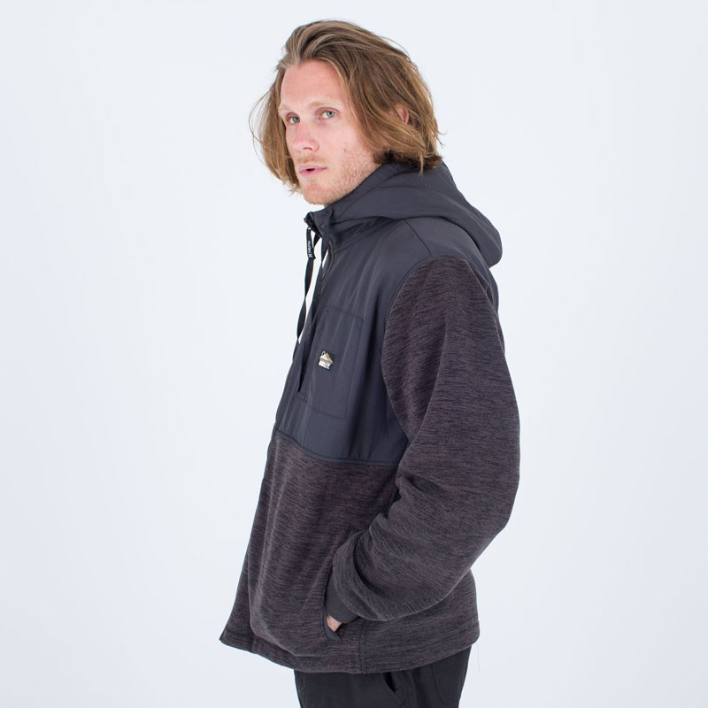 Chaqueta Hurley: Huron Burrito Full Zip (Dk. Stone Grey)