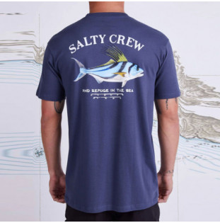 Camiseta Salty Crew: Rooster Premium SS Tee (Harbor Blue)
