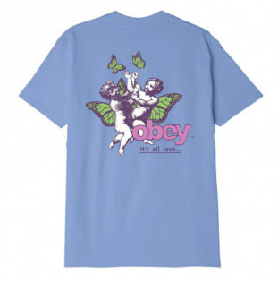 Camiseta Obey: Obey Its All Love (Digital Violet)