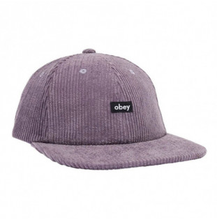 Gorra Obey: Obey Cord Label 6 Panel Strapb (Wineberry)