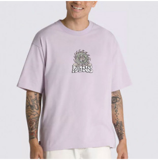 Camiseta Vans: Warped Checkerboard Log (Lavender)