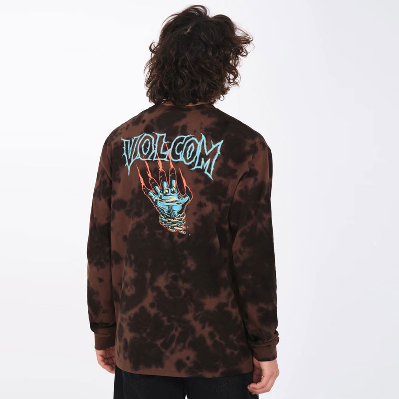 Camiseta Volcom: Fa Max Sherman LSt (Bitter Chocolate)