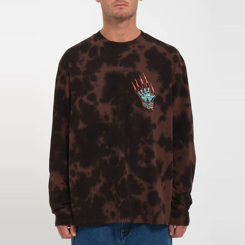 Camiseta Volcom: Fa Max Sherman LSt (Bitter Chocolate)