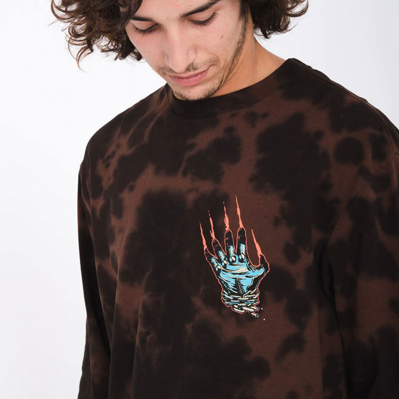 Camiseta Volcom: Fa Max Sherman LSt (Bitter Chocolate)