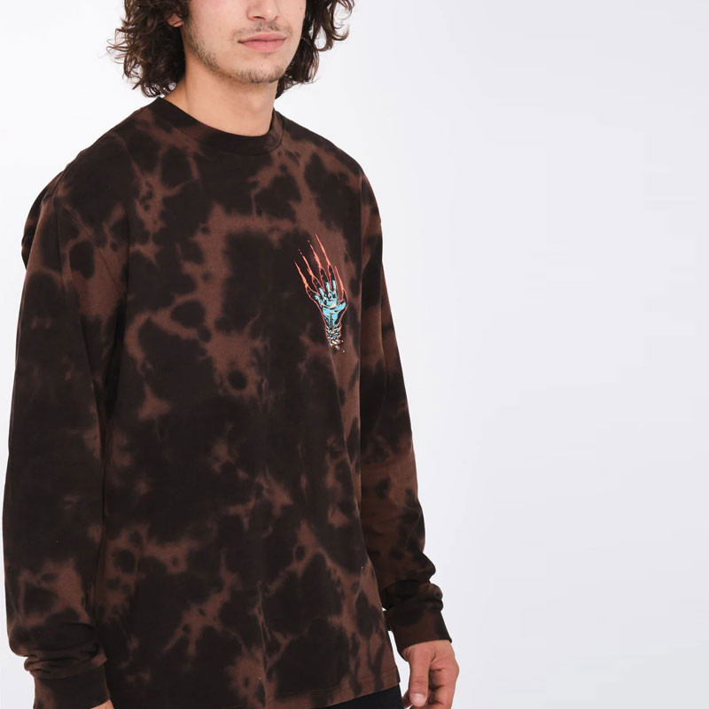 Camiseta Volcom: Fa Max Sherman LSt (Bitter Chocolate)