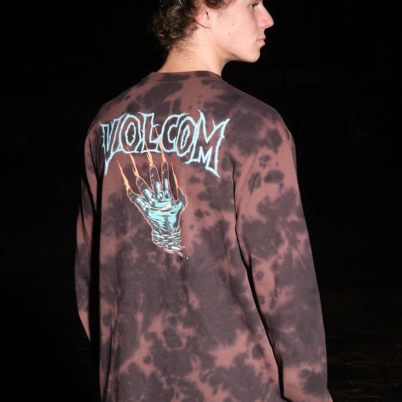 Camiseta Volcom: Fa Max Sherman LSt (Bitter Chocolate)
