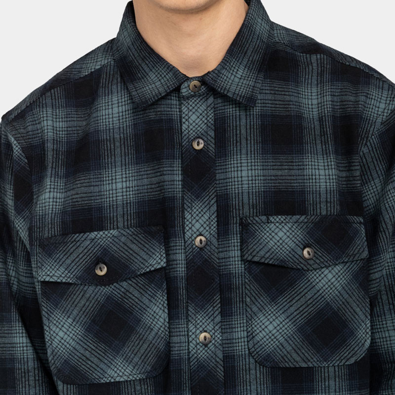 Camisa outlet Element Classic Agave Green Plaid 1 Atlas Stoked Camisa outlet Element Classic Agave Green Plaid 1 Atlas Stoked