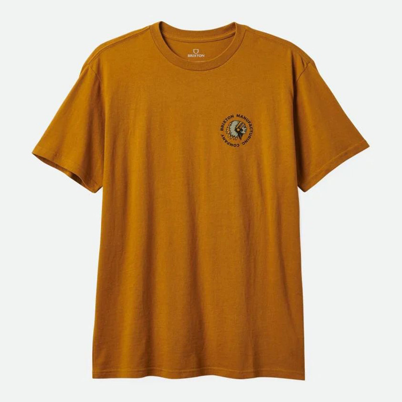 Camiseta Brixton: Rival Stamp SS Stt (Gold Brw Oat Class W)