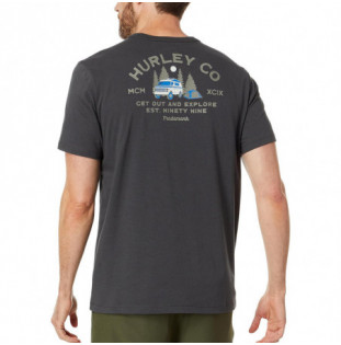 Camiseta Hurley: Evd Explr Campin SS (Dk. Stone Grey)