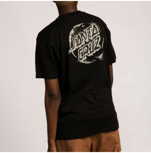Camiseta Santa Cruz: Erode Dot Mono T-Shirt (Black)