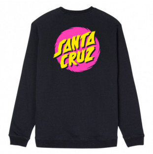 Sudadera Santa Cruz: Style Dot Crew (Black)