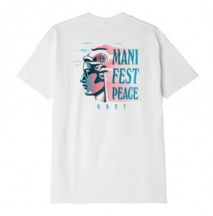 Camiseta Obey: Obey Manifest Peace (White)